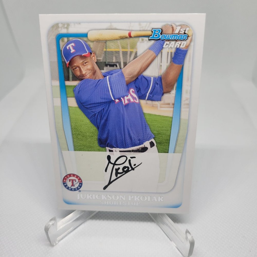 Jurickson Profar 2011 Bowman 1st Card Rookie Autograph Insert #BP82